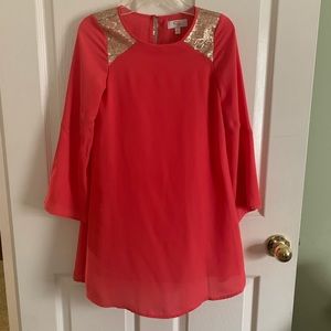 Girls lined shift dress